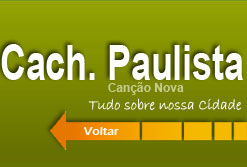 Bem vindo, a cidade de Cachoeira Paulista 