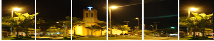 Foto da Cidade de Potim a noite.